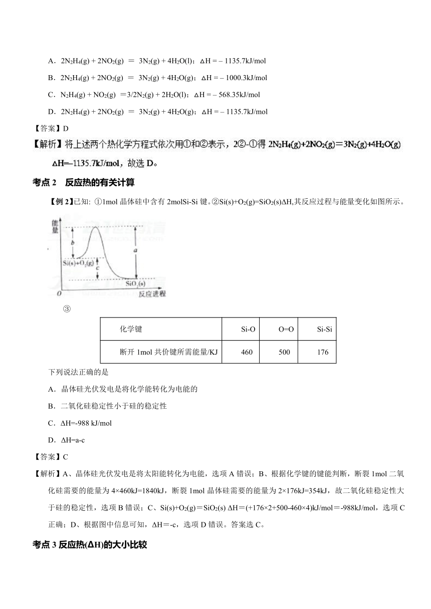 2018年高考化学备考中等生百日捷进提升系列（基础练测）专题05+化学反应中的能量变化