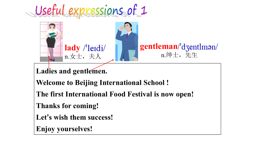 Unit 7 Food festival.Topic 3 The food  festival is now open.(Section A)