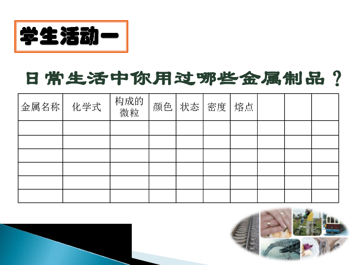 第一节 金属和合金 金属的物理性质 课件（22张PPT）