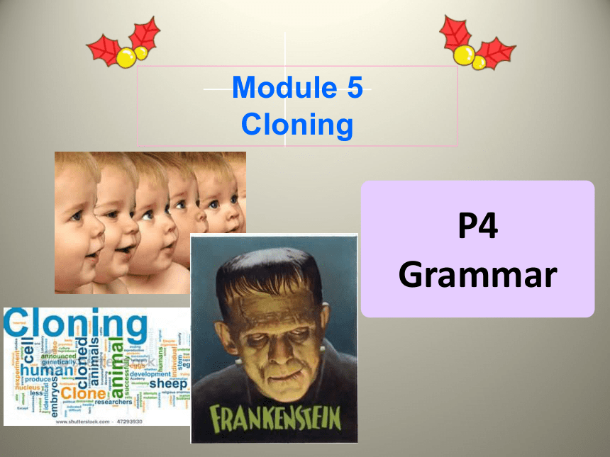 外研版高中英语选修六Module 5 Cloning Grammer教学课件（共33张）