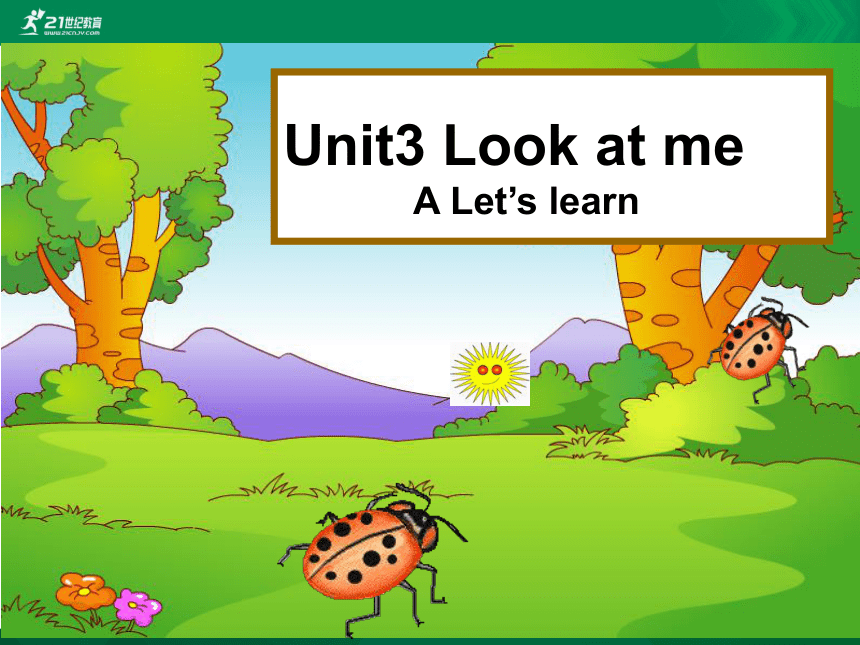 Unit3 Look at Me! Part A Let's learn课件