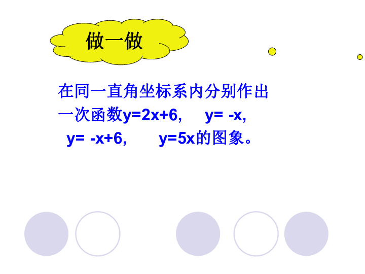 华东师大版八年级数学下册 第17章 17.3.2一次函数的图象 教学课件(共14张PPT)