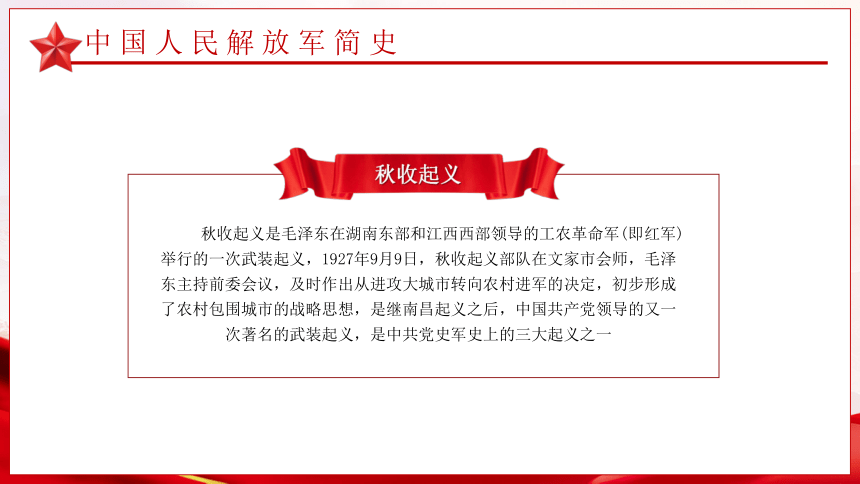 初中专题教育 热烈庆祝中国人民解放军建军94周年课件（21张PPT）