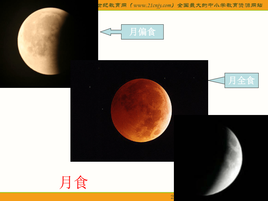 五年级科学上册课件（首师大版）： 月食和日食