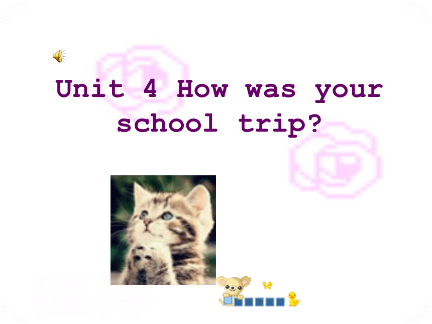 Unit 4  How was your school trip？（Sectioan A 3a--4）