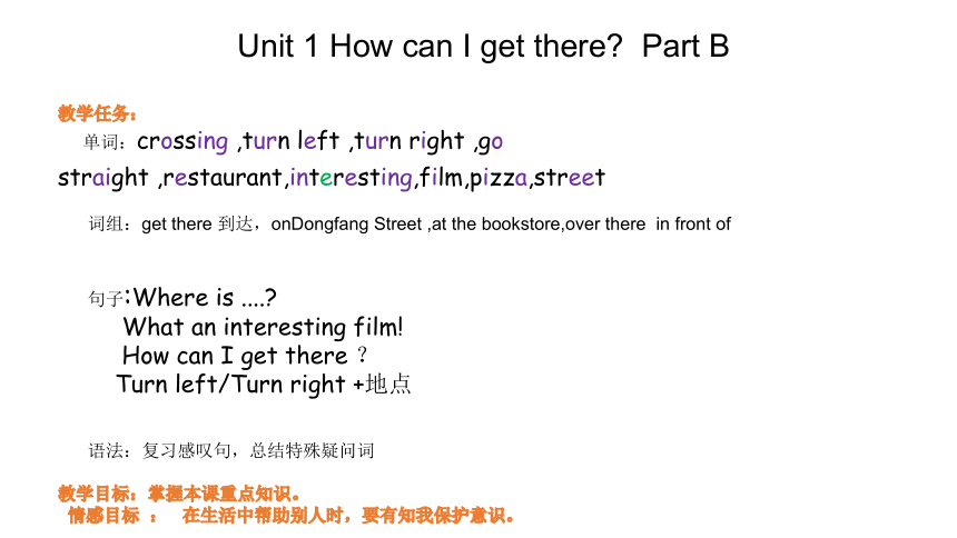 Unit 1 How can I get there? PB 课件