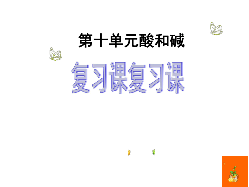 第十单元酸和碱复习课件 —2020-2021学年九年级化学人教版下册(共24张PPT)