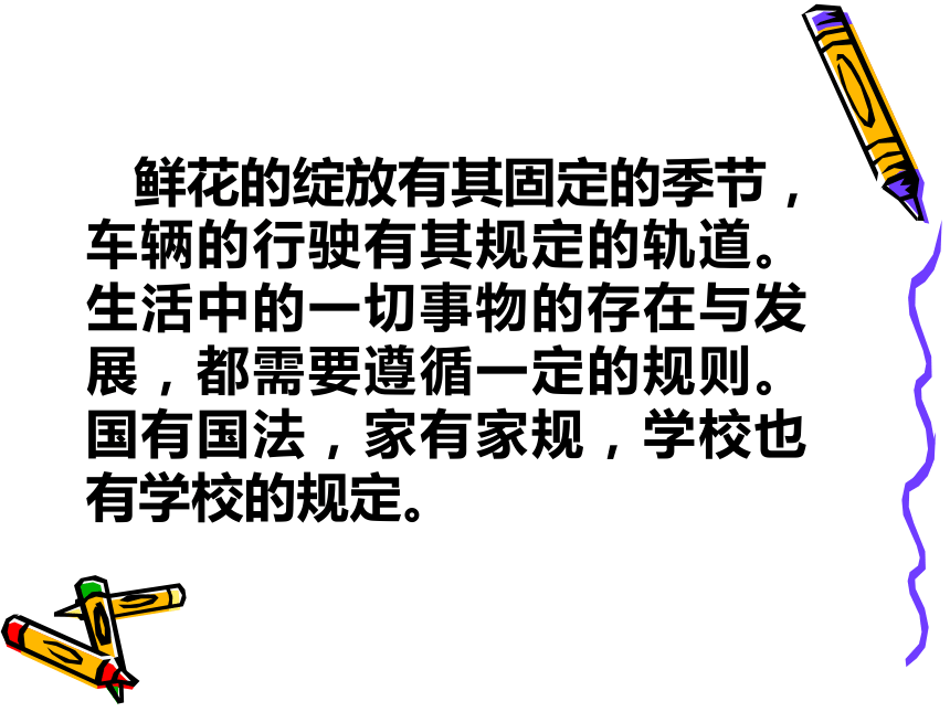 没有规矩 不成方圆---学生日常行为规范主题班会课件