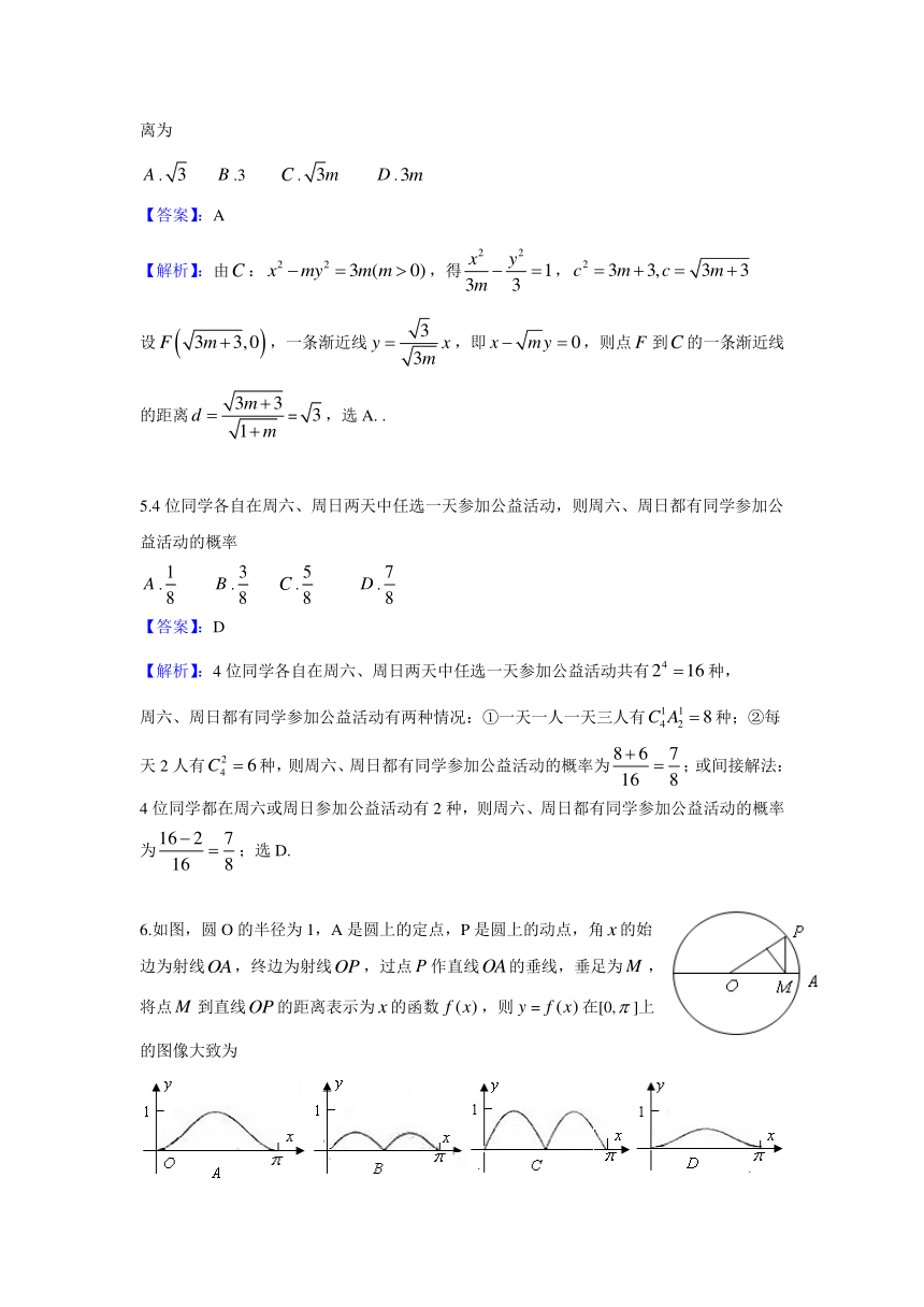 2014年高考真题——数学理(新课标I卷) (纯word解析版)