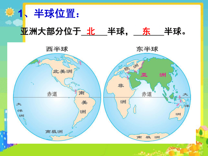 商务星球版七年级地理下册课件：第六章第一节世界第一大洲——亚洲 （共36张PPT）