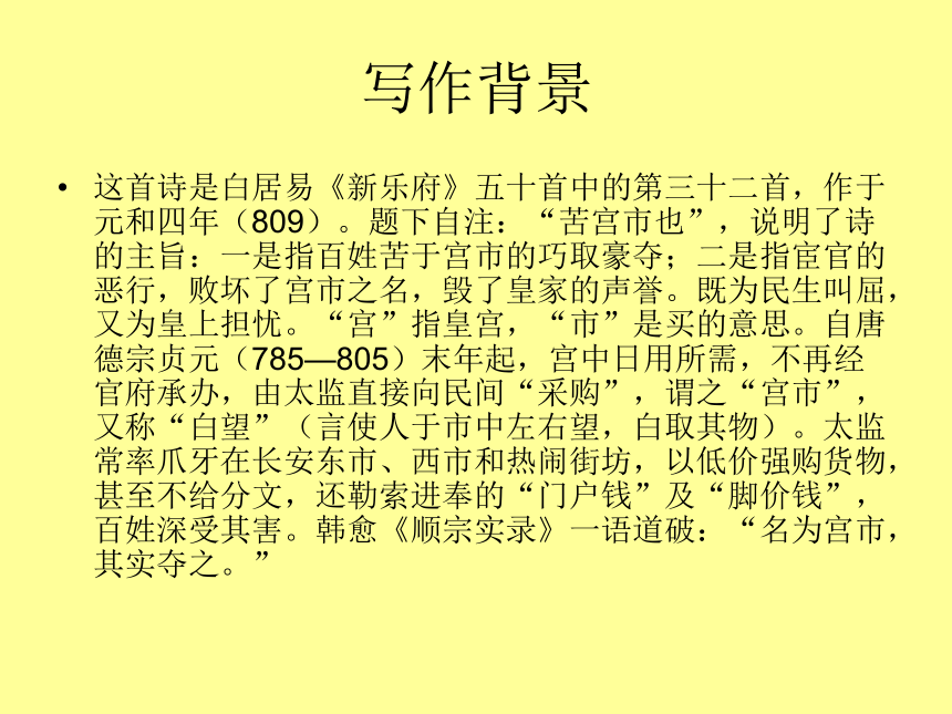 《卖炭翁》教学课件（33张PPT）