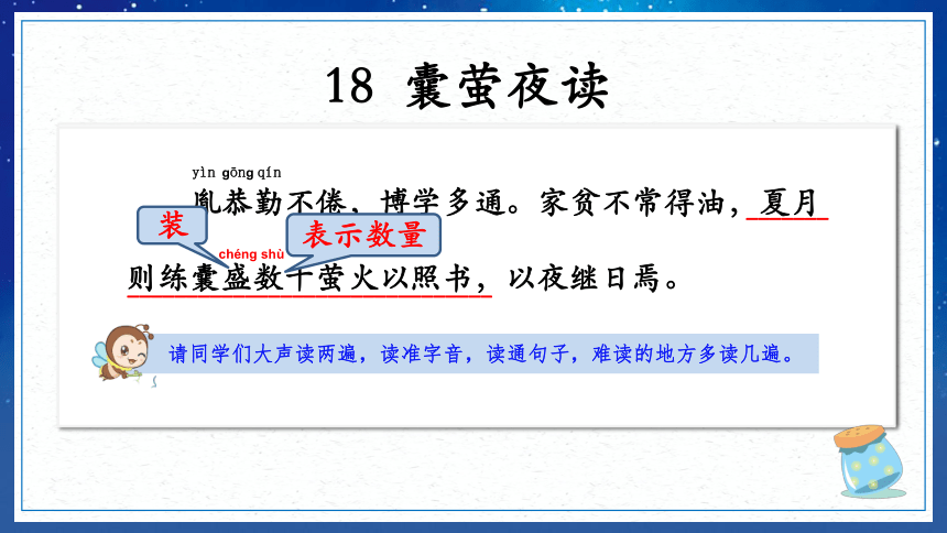 課文18文言文二則囊螢夜讀課件共23張ppt