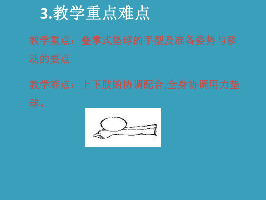 人教版七年级体育与健康第五章排球正面双手垫球动作技术课件共15张