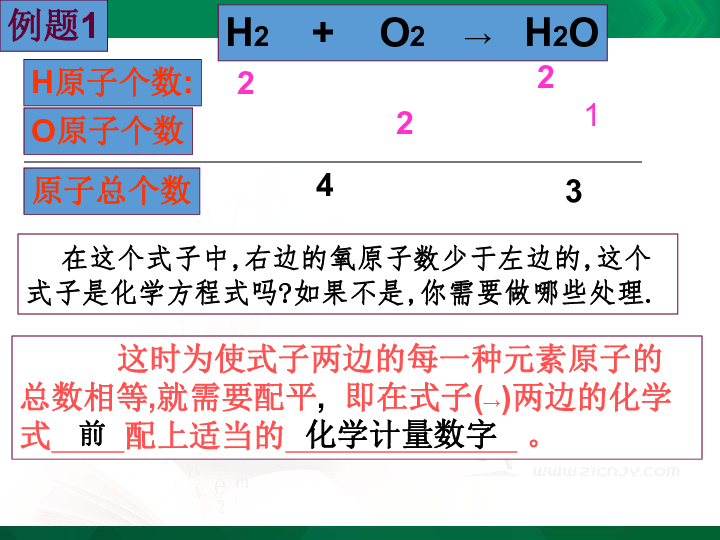 5.2 如何正确书写化学方程 同步课件