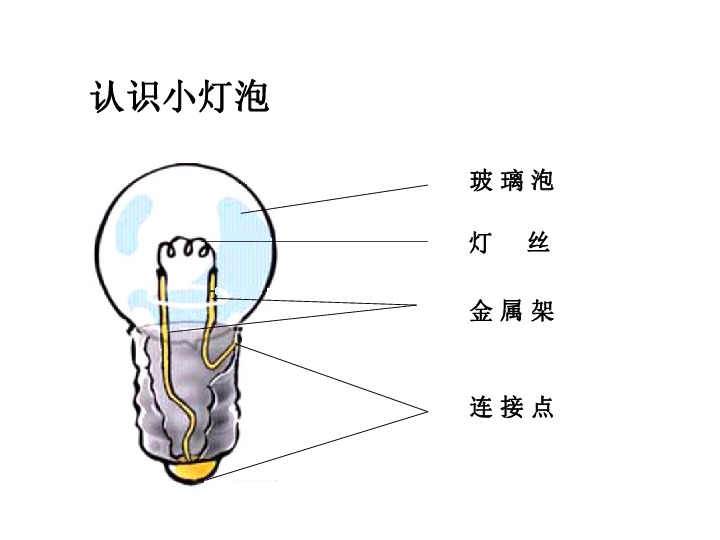 灯泡结构图简单图片