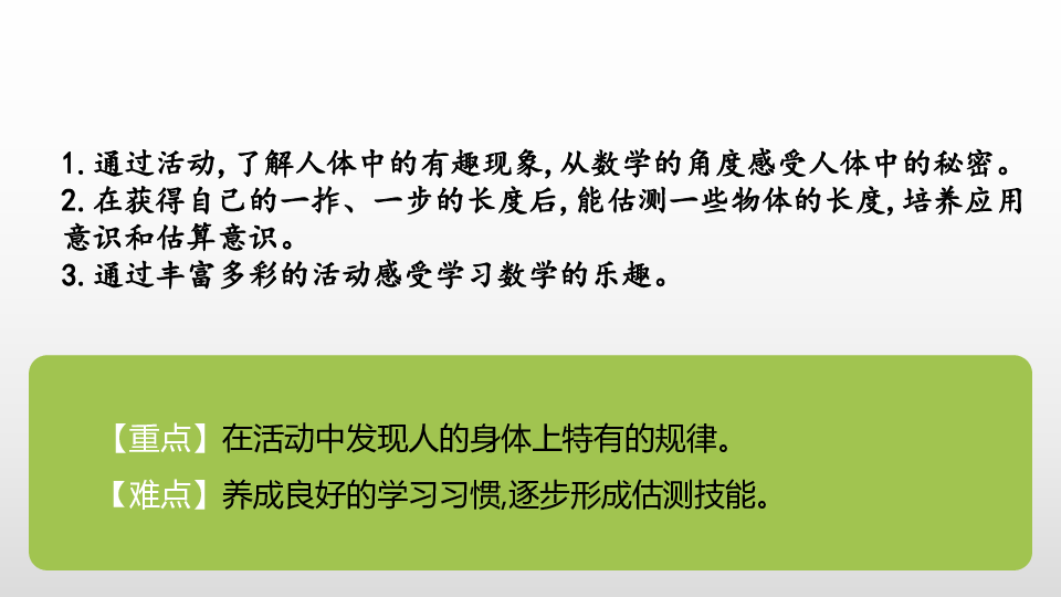 寻找身体上的数学"秘密"课件(19张ppt)