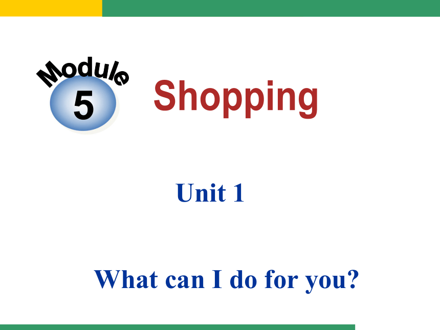 外研版七年级英语下册：Module 5 Shopping 复习课件