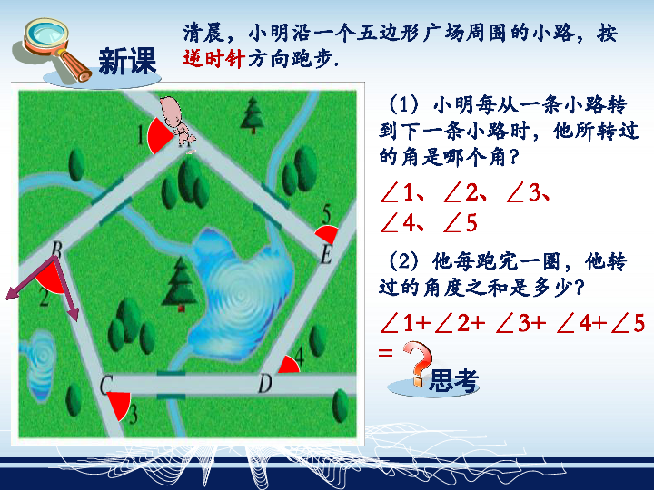 沪教版八年级数学下册 22.1 多边形的外角和课件（第2课时 21张PPT)