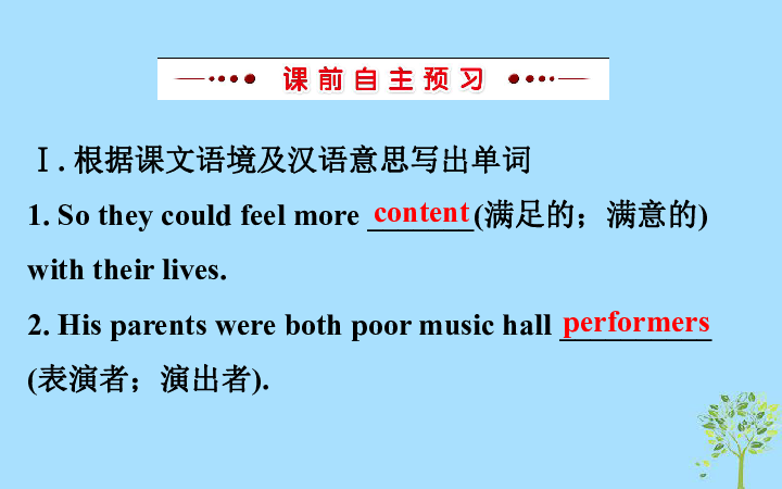 高中英语人教版必修4  Unit3  A  taste  of  English  humour  Period1  Warming  Up& Reading课件（31张）