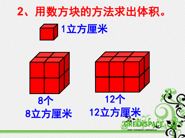 青岛版五四制数学五年级上册  三 长方体和正方体的体积（共34张ppt)
