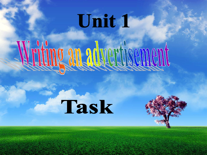 译林牛津版 模块四 Unit1 Advertising task 课件 （共23张）
