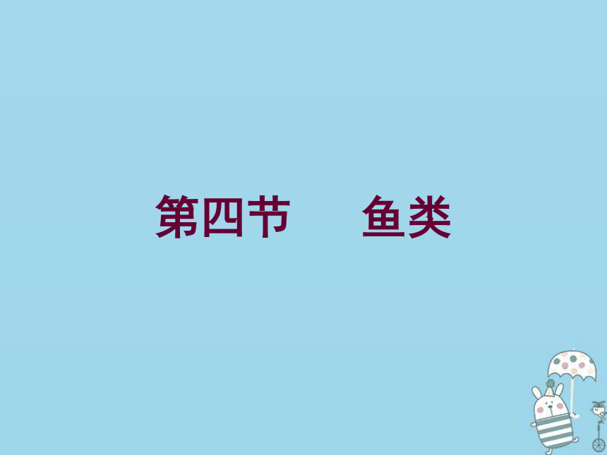 2018年八年级生物上册5.1.4鱼课件（新版）新人教版（19张PPT）