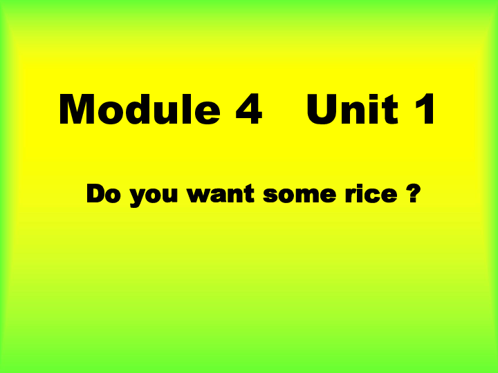 学英语 外研版(三年级起点) 四年级上册 Module 4 课件 (共35张PPT)