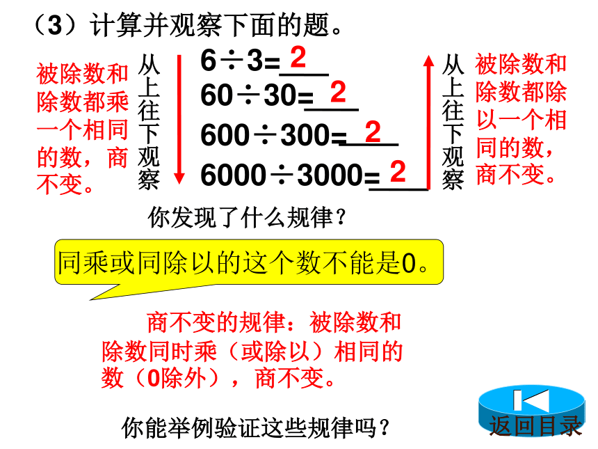 数学四年级上人教版6商的变化规律课件（17张）