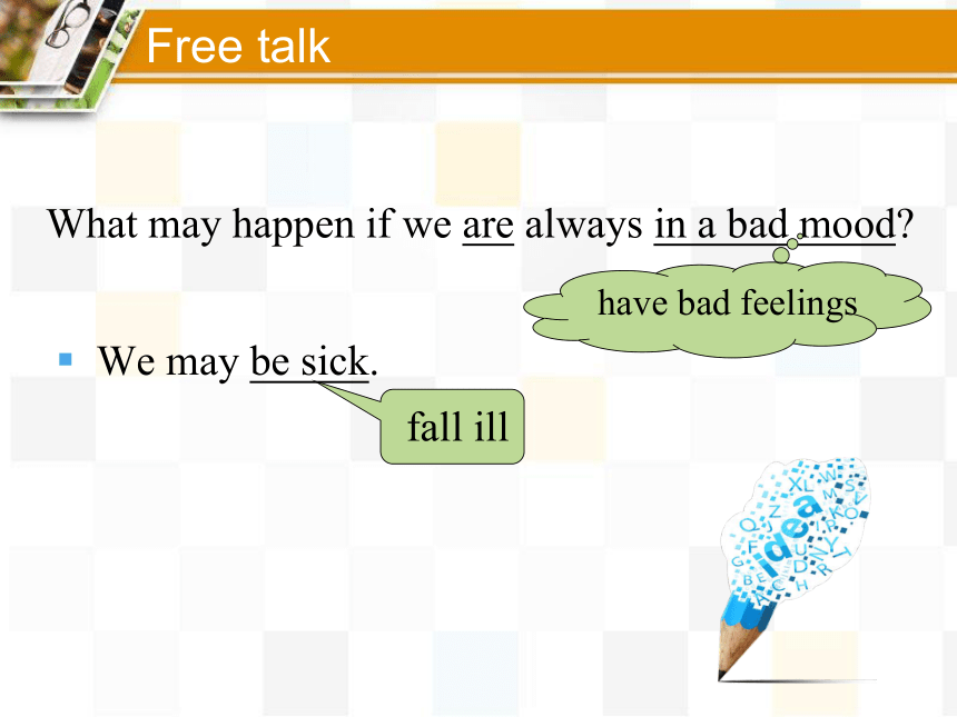 仁爱版八年级下Unit  5  Feeling excited Topic 3 Many things can affect our feelings. Section B课件(共19张PPT)