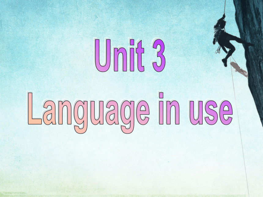 Module 12 Help Unit 3 Language in use 课件