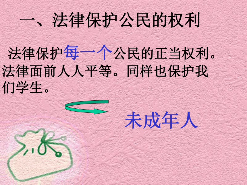 法律保护公民的权利