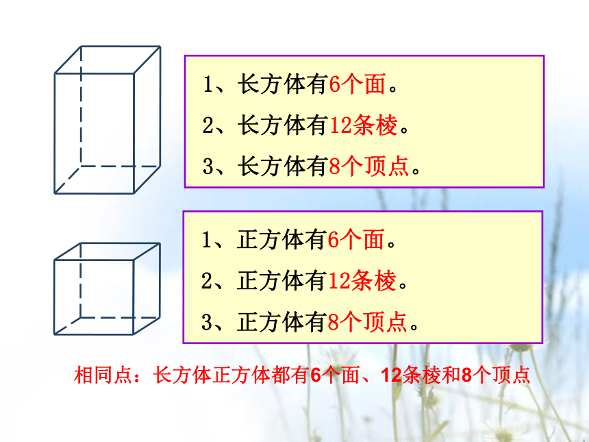 数学五年级下沪教版4长方体和正方体的认识课件 (共22张)
