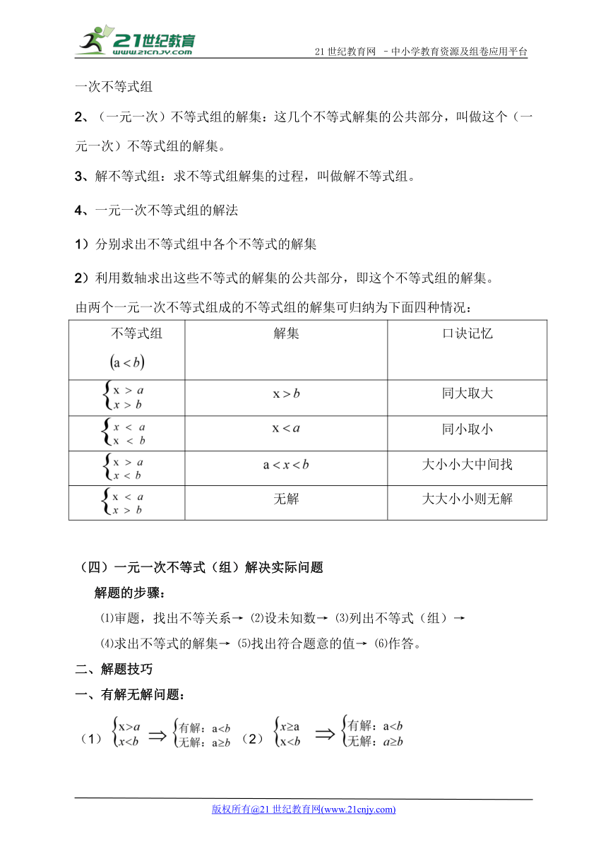 第九章 不等式与不等式组压轴题解析