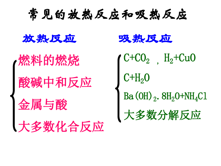 人教版高中化学选修四：1.1 化学反应与能量的变化23张PPT