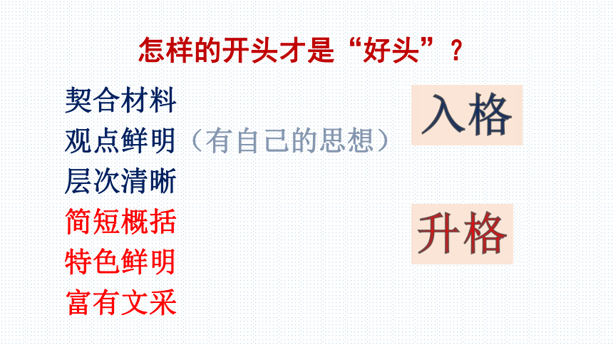 2018高考任务驱动型议论文开头 课件 (共37张PPT)