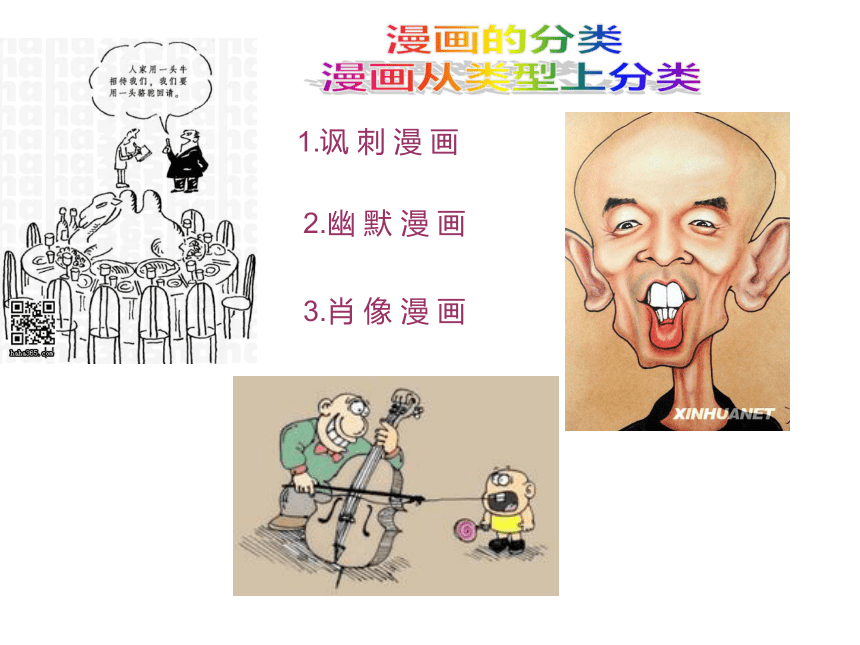 辽海版七年级上册美术 6漫画中的幽默 课件（29ppt）