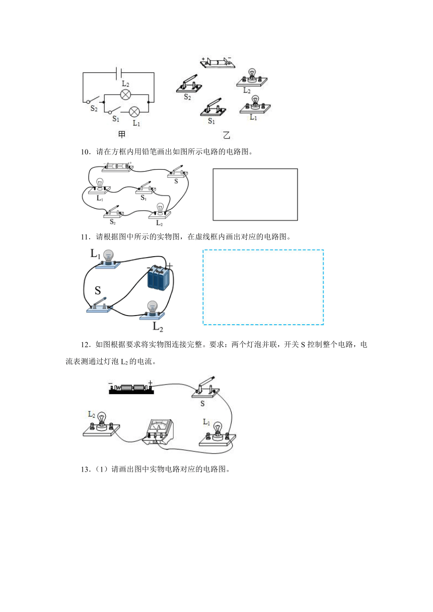 初中 物理 蘇科版 九年級全冊 第十三章 電路初探 本章綜合與測試全屏