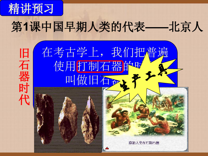 第1课 中国早期人类的代表——北京人 课件（28张）