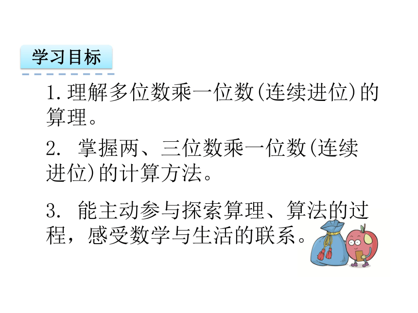 数学三年级上人教版6.3 笔算连续进位的乘法课件（23张）