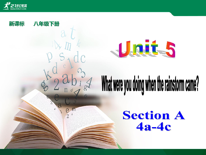 Unit 5 What were you doing when the rainstorm came  Section A 4a-4c 课件（43张PPT)