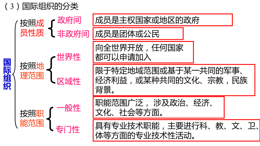 人教版高中政治选修3 1.4国际组织概观 课件(共22张PPT)