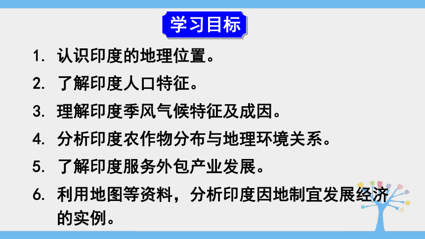 2020-2021学年人教版七年级下册地理同步课件7.3印度（47张PPT）