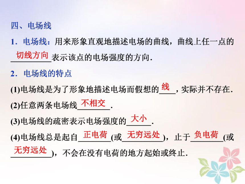 2018年高中物理第1章静电场第3节电场及其描述课件鲁科版选修3_1