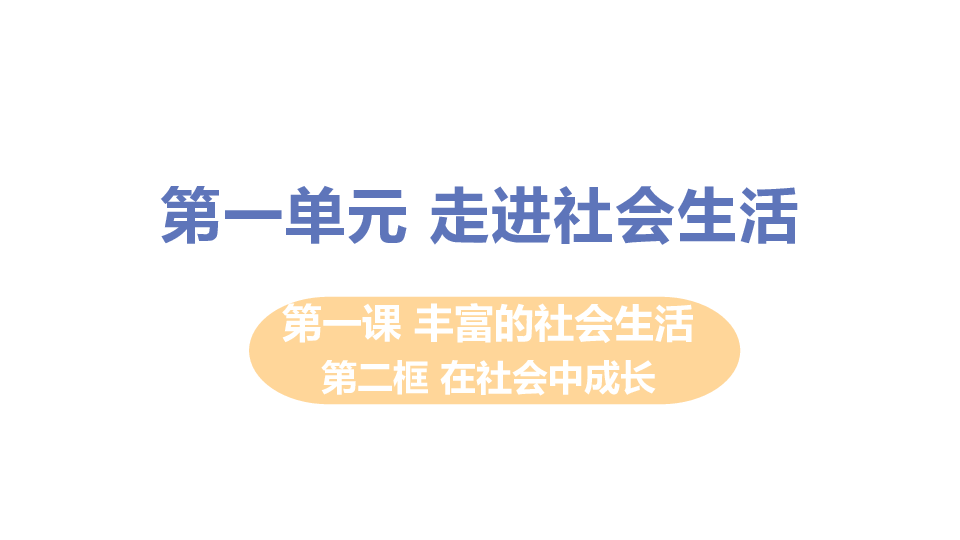 1.2在社会中成长课件（21张PPT)