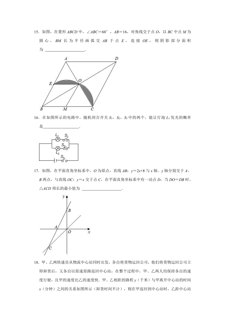 2020-2021学年重庆市江北区、两江新区“两江实验中学”九年级（上）月考数学试卷（12月份）（word版含解析）