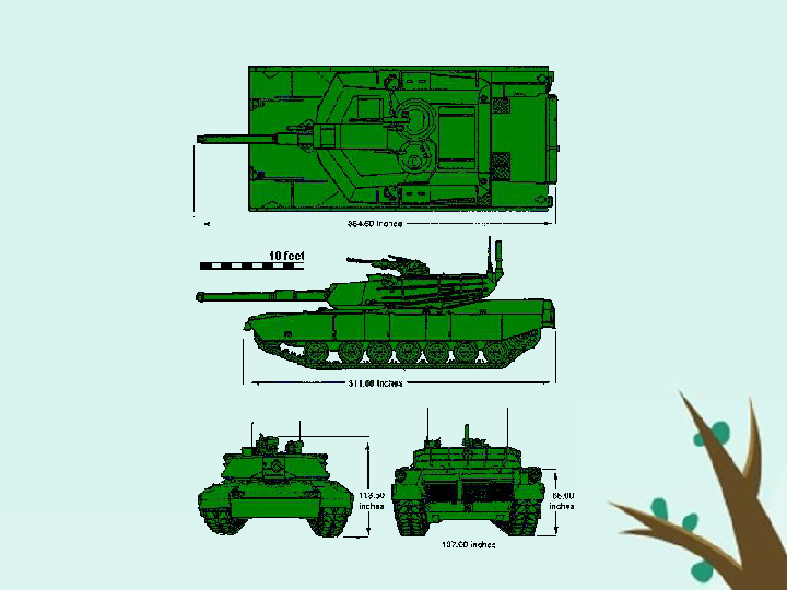 豹2a7三视图图片