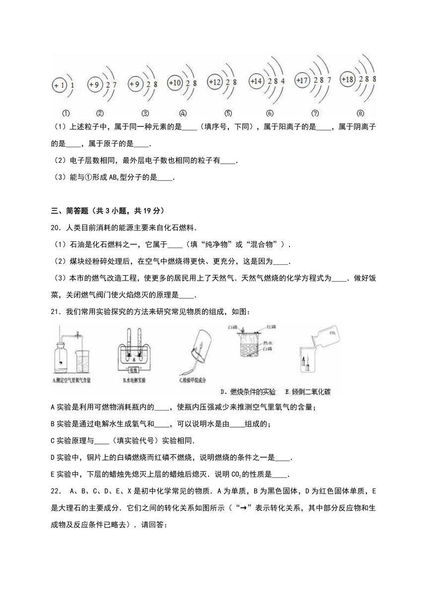 广东省韶关市南雄市新城王锦辉中学2016-2017学年九年级（上）期末化学试卷（解析版）