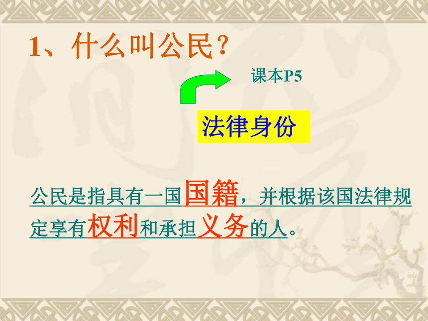 粤教版八年级政治下册《51我们都是公民》课件（32张ppt）