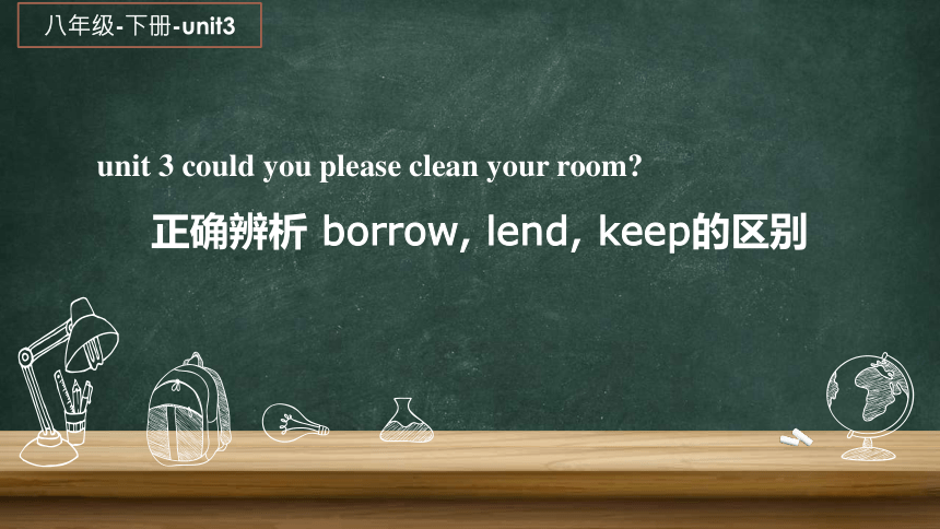 unit3couldyoupleasecleanyourroomsectiona正確辨析borrowlendkeep的