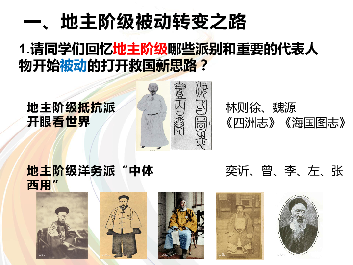 人民版历史必修三专题三近代中国思想解放的潮流课件（共22张PPT）